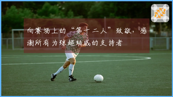 向赛场上的“第十二人”致敬，感谢所有为琼超助威的支持者